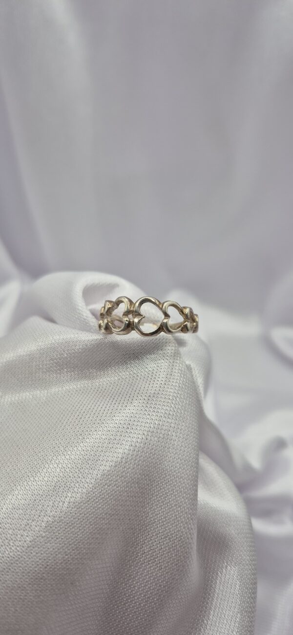 Anillo de Plata 925 Modelo Corazones