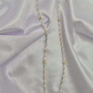 Cadena de Plata 925 y Oro 18k Soga