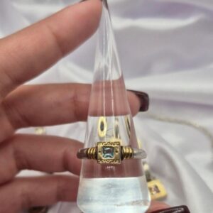 Anillo Bulgari Plata y Oro Chico: imagen 2