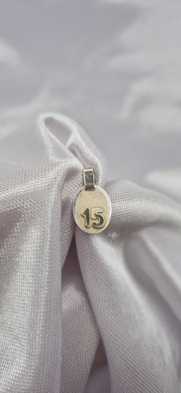 Dije 15 Años de Plata 925 y Doublé