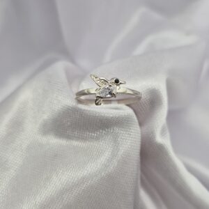 Anillo de Plata 925 Diseño Colibrí con Piedras