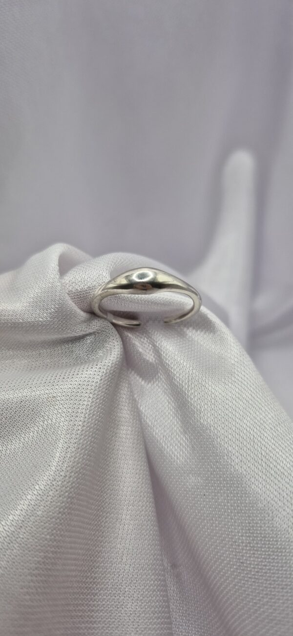 Anillo de Plata 925 Regulable Diseño Bombé