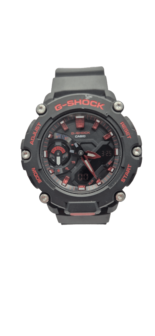 Reloj Casio con Malla de Caucho Modelo GA-2200BNR-1ADR