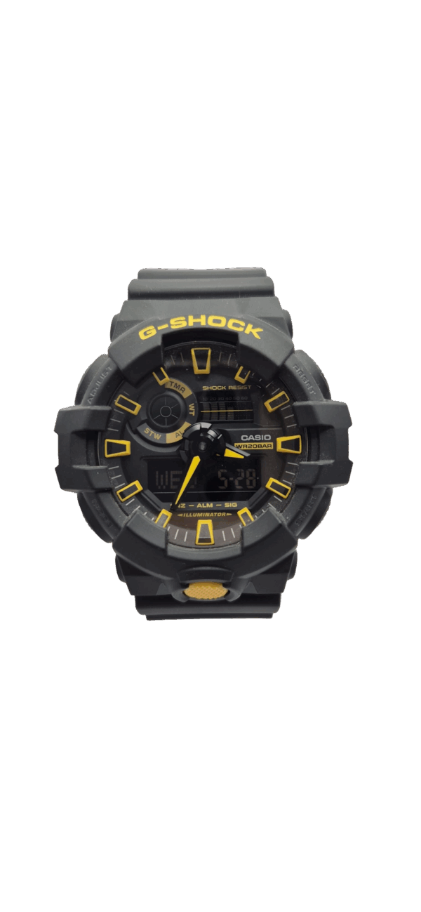 Reloj Casio con Malla de Caucho Modelo GA-700CY-1ADR