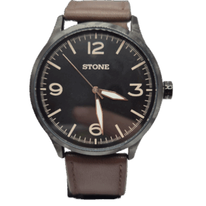 Reloj Stone con Malla de Cuero Modelo ST1091