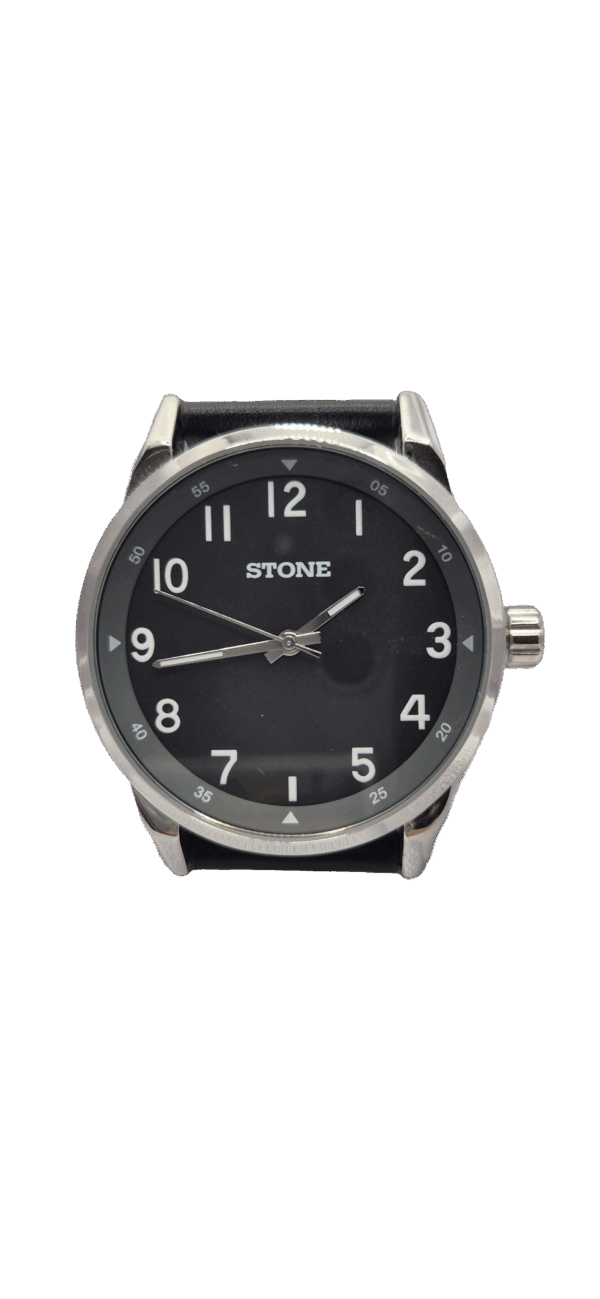 Reloj Stone con Malla de Cuero Modelo ST1125