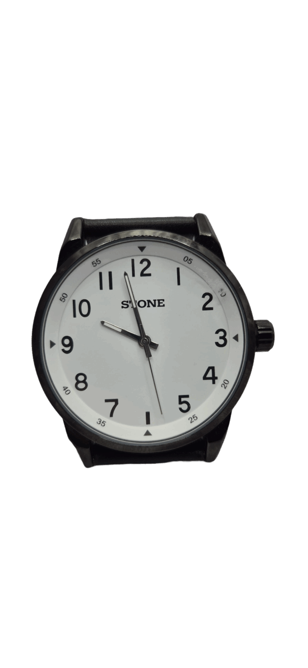 Reloj Stone con Malla de Cuero Modelo ST1138