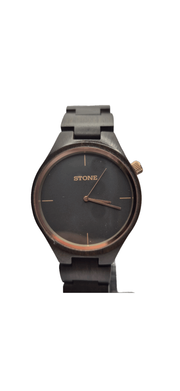 Reloj Stone con Malla de Madera Modelo ST1070