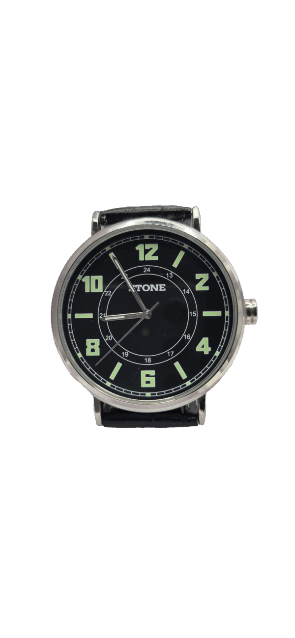 Reloj Stone con Malla de Cuero Modelo ST1145