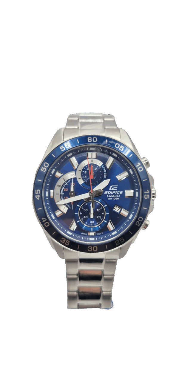 Reloj Casio con Malla Metálica Modelo EFV-550D-2AVUDF