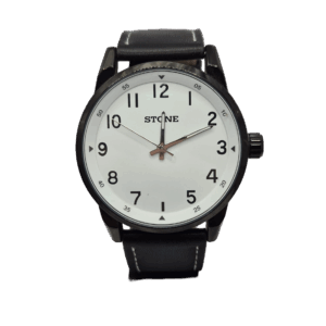 Reloj Stone con Malla de Cuero Modelo ST1143NB