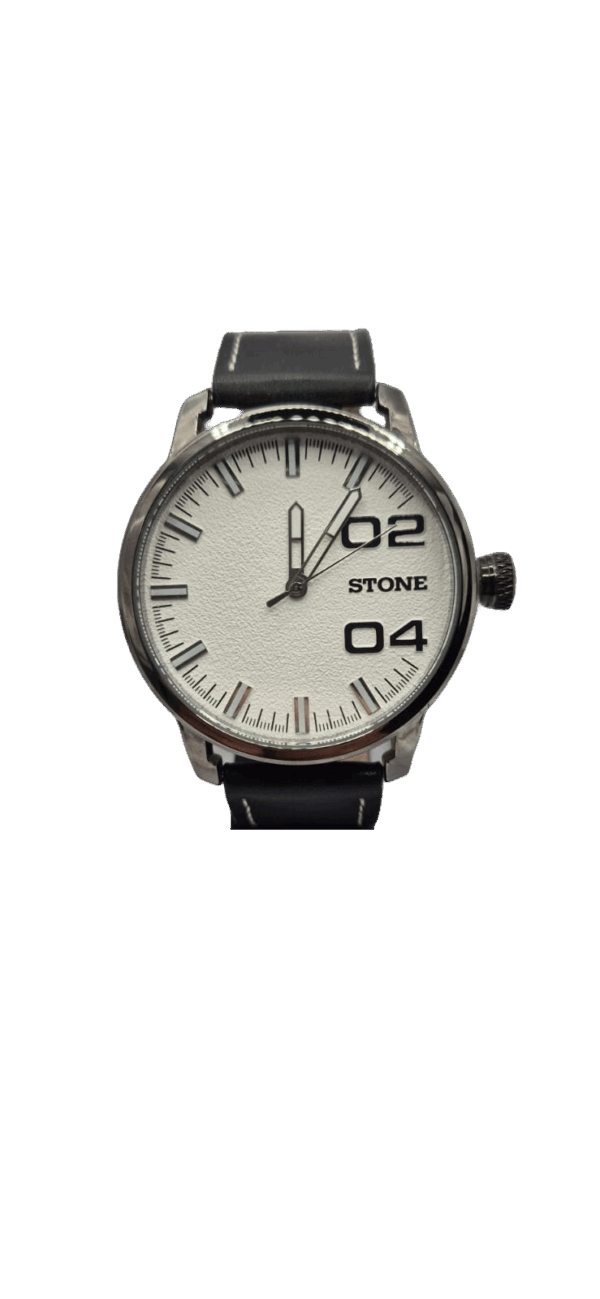 Reloj Stone con Malla de Cuero Modelo ST1120