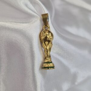 Dije de Acero Inoxidable Diseño Copa del Mundo