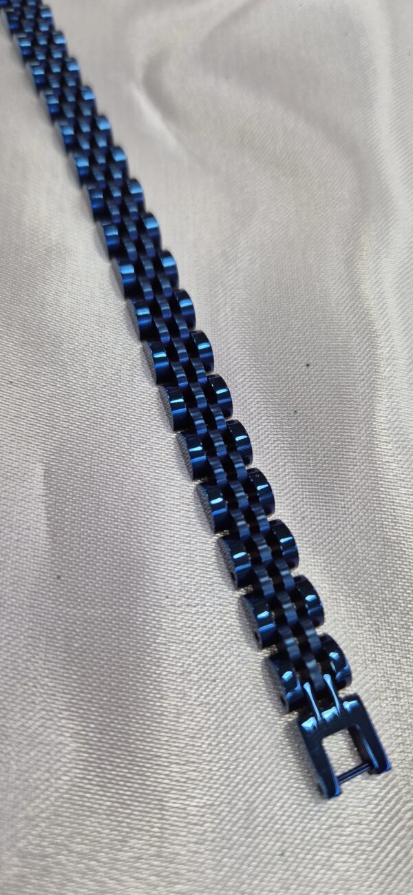 Pulsera Tascani de Acero Inoxidable Color Azul