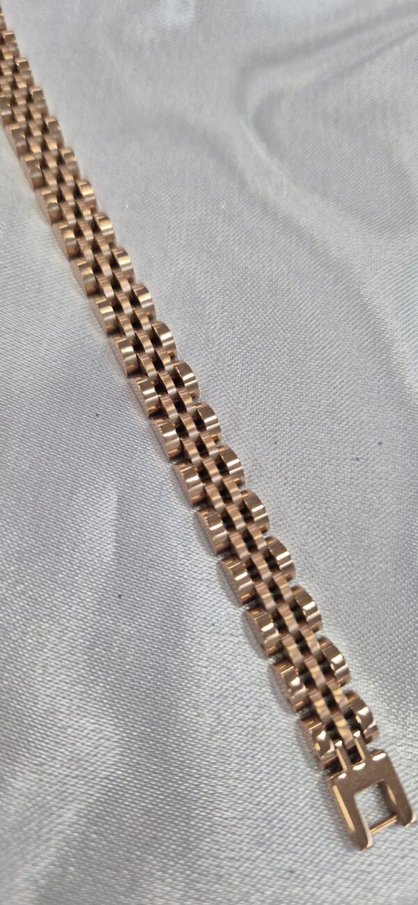 Pulsera Tascani de Acero Inoxidable Color Cobre