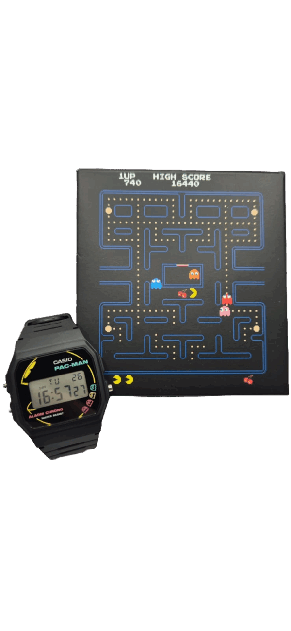 Reloj Casio Edición Limitada Pac-Man Modelo F-91WPC-1ADR