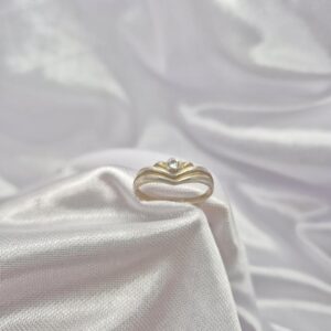 Anillo de Plata 925 con Piedra Circonita