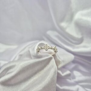 Anillo de Plata 925 Diseño Trébol