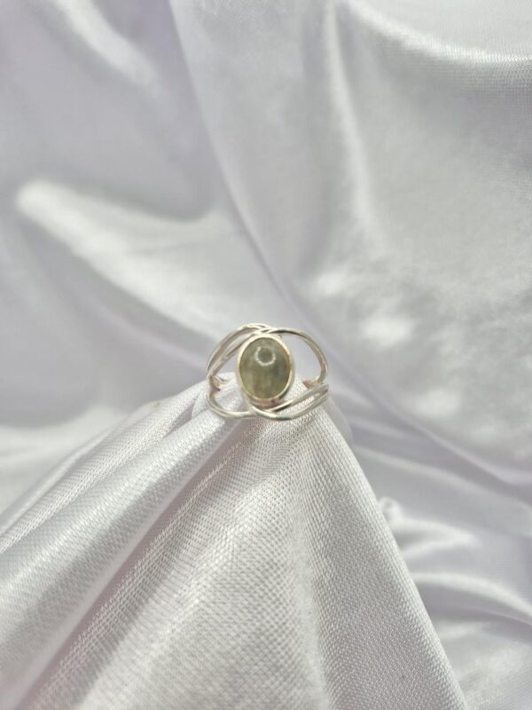Anillo de Plata 925 Diseño Piedra Labradorita