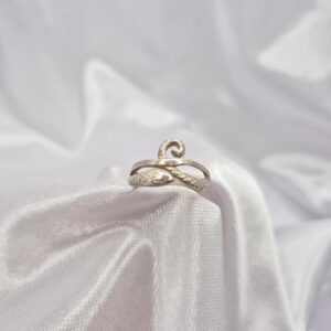 Anillo de Plata 925 Diseño Cobra