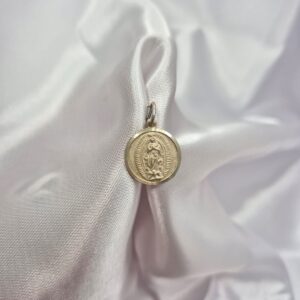 Dije de Plata 925 Medalla Virgen de Guadalupe
