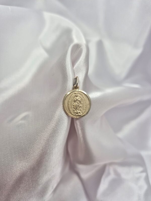 Dije de Plata 925 Medalla Virgen de Guadalupe