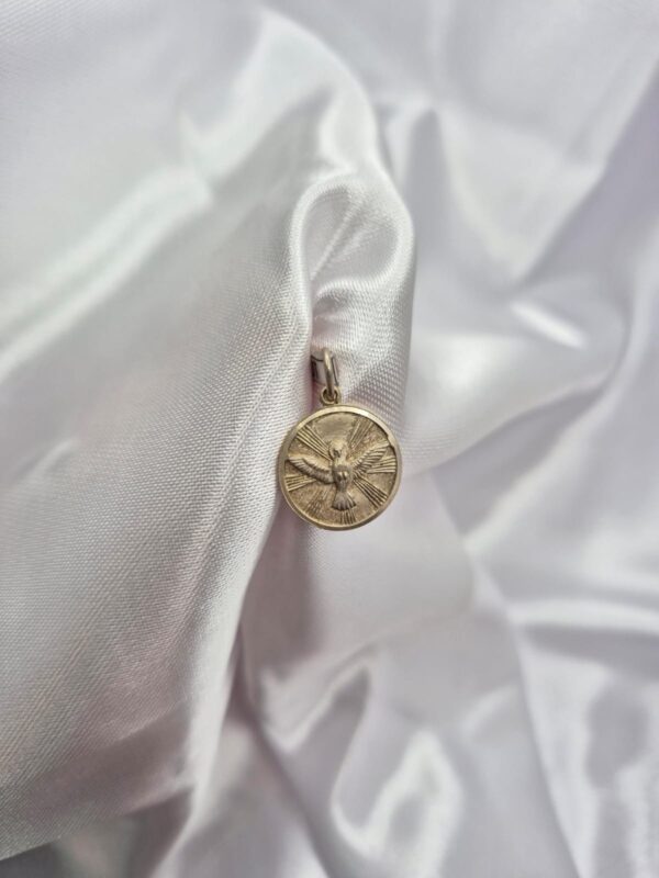 Dije de Plata 925 de Medalla del Espíritu Santo
