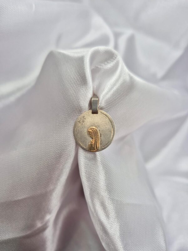 Dije de Plata 925 y Oro de la Virgen Niña