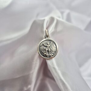 Dije de Plata 925 Medalla San Miguel Arcángel