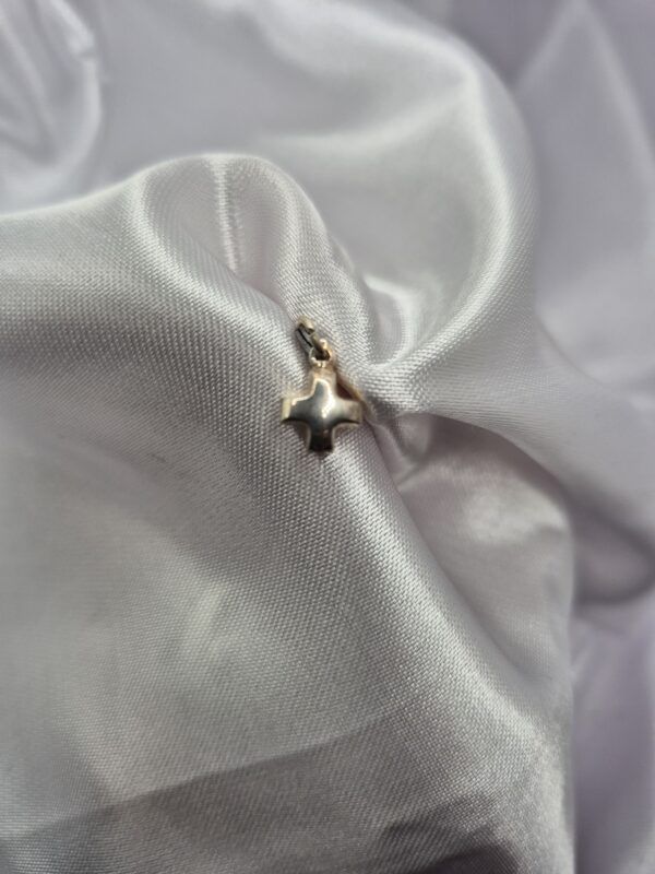 Dije de Plata 925 de Cruz del Equilibrio Tamaño Mini