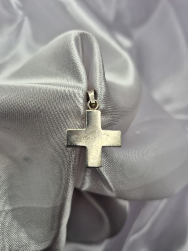 Dije de Plata 925 Diseño Cruz del Equilibrio