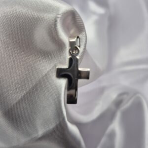 Dije de Plata 925 Diseño Cruz Lisa