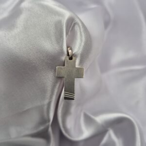 Dije de Plata 925 de Cruz Facetada