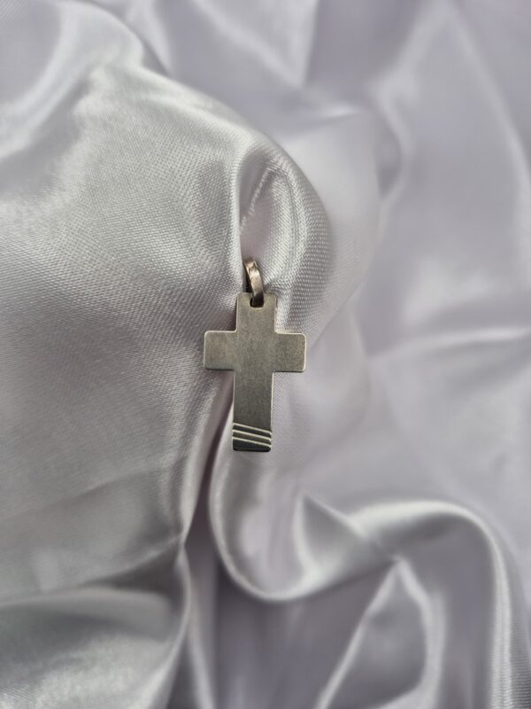 Dije de Plata 925 de Cruz Facetada