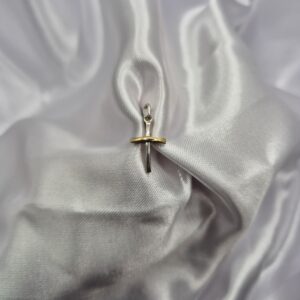 Dije de Plata 925 y Oro de Cruz