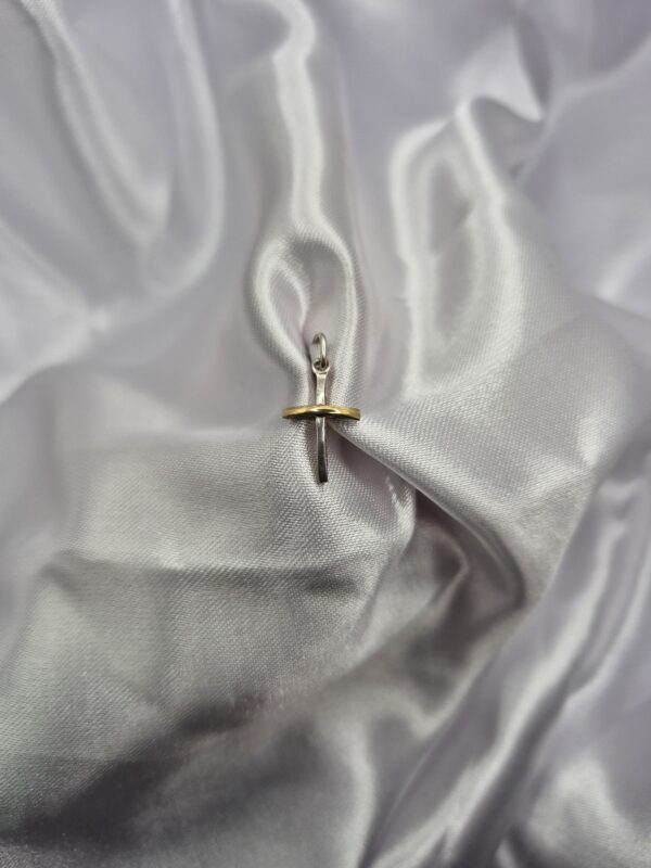 Dije de Plata 925 y Oro de Cruz