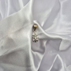 Dije de Plata 925 y Oro Diseño Cruz Caravaca Tamaño Chico