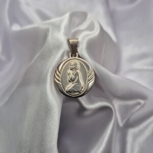 Dije de Plata 925 Diseño Medalla Divino Niño Jesús