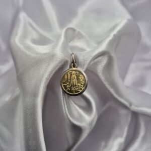 Dije de Plata 925 y Oro Diseño Virgen de Fátima