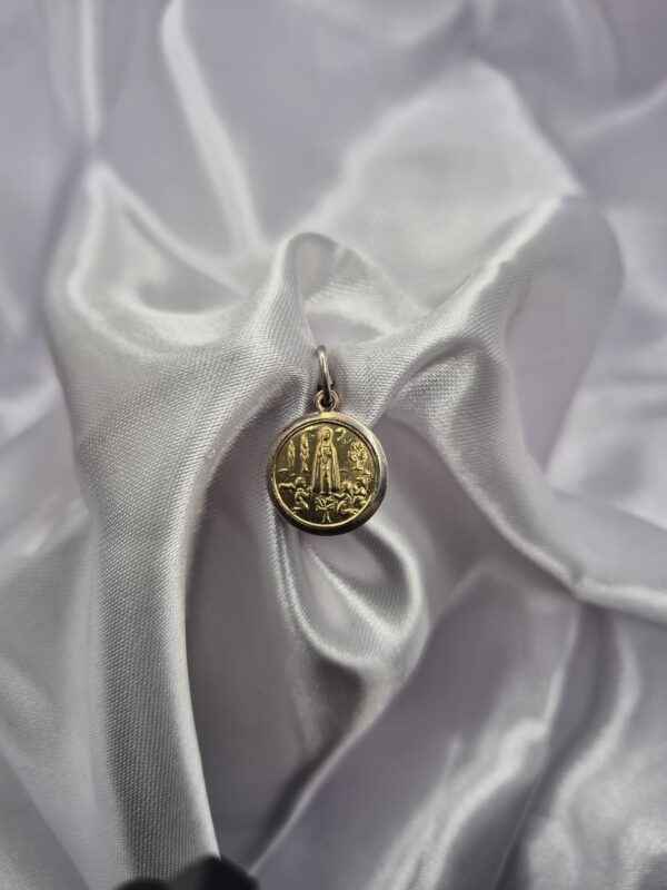 Dije de Plata 925 y Oro Diseño Virgen de Fátima
