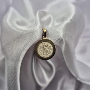 Dije de Plata 925 y Oro Diseño San Jorge