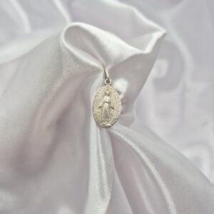 Dije de Plata 925 Medalla Virgen Milagrosa