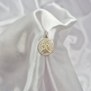 Dije de Plata 925 y Oro Diseño San Pancracio