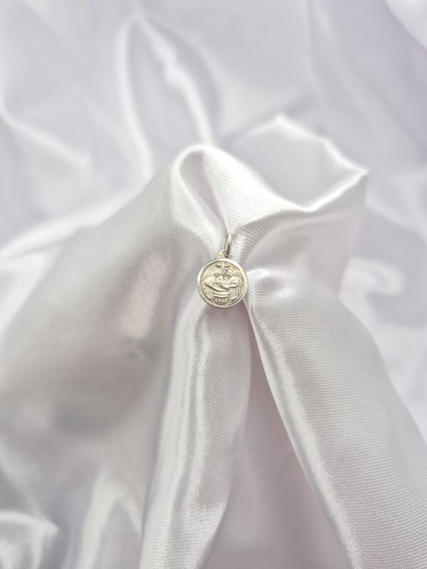 Dije de Plata 925 Diseño Medalla Bautismo