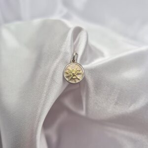 Dije de Plata 925 y Oro Diseño Espíritu Santo
