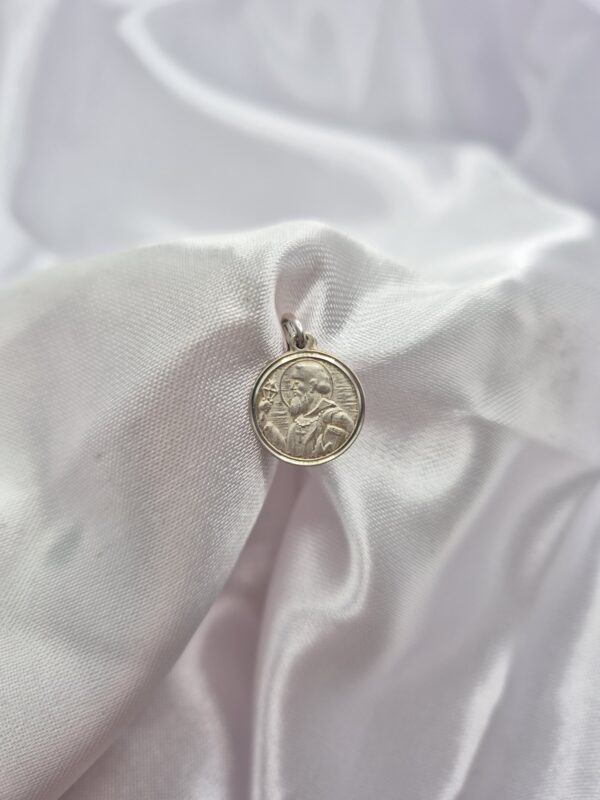 Dije de Plata 925 Diseño San Benito