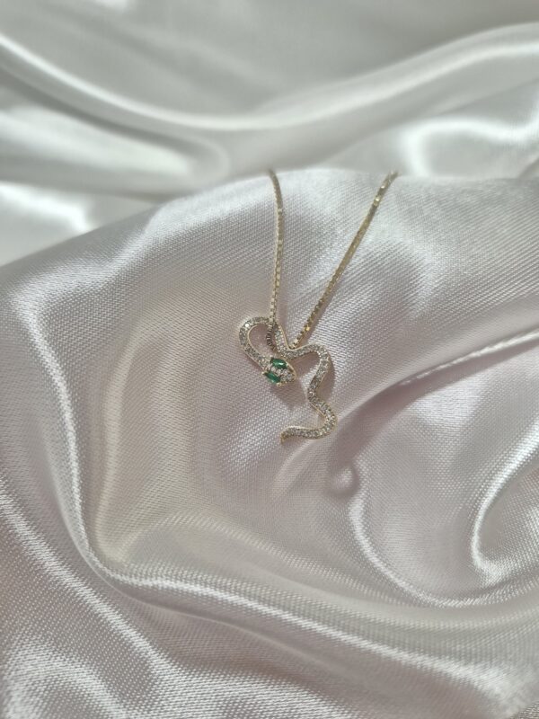 Conjunto de Plata 925 Diseño Serpiente