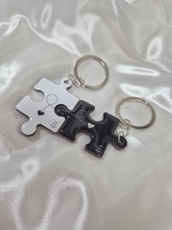 Llaveros de Salve Regina Diseño Rompecabezas para Compartir