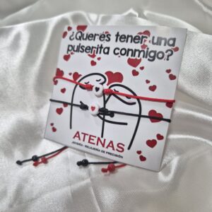 Par de Pulseras Regulables de Macramé para Compartir