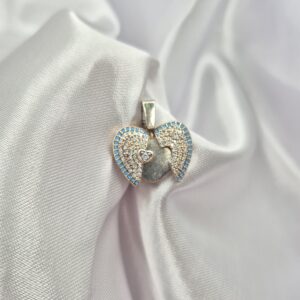 Dije de Plata 925 Diseño Corazon